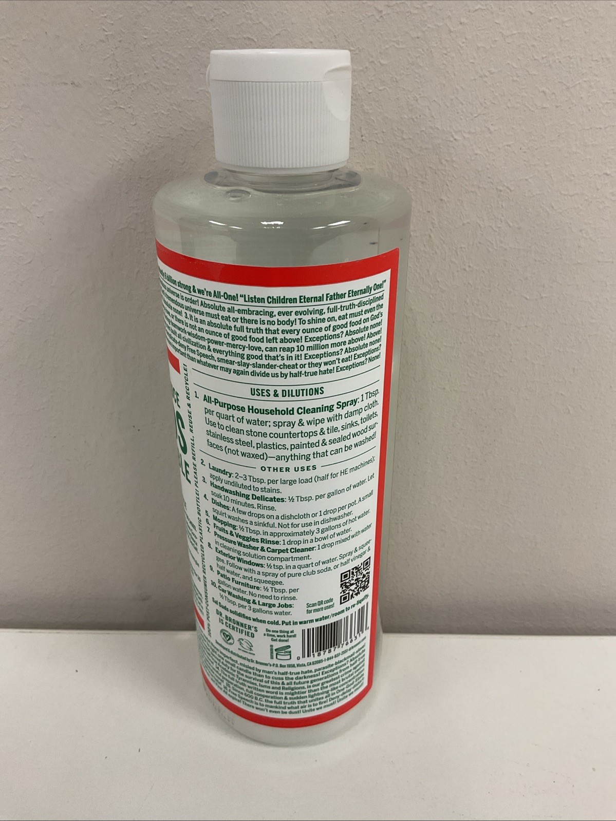 Dr. Bronner’s Sal Suds Biodegradable All Purpose Cleaner Concentrate 16 FL Oz