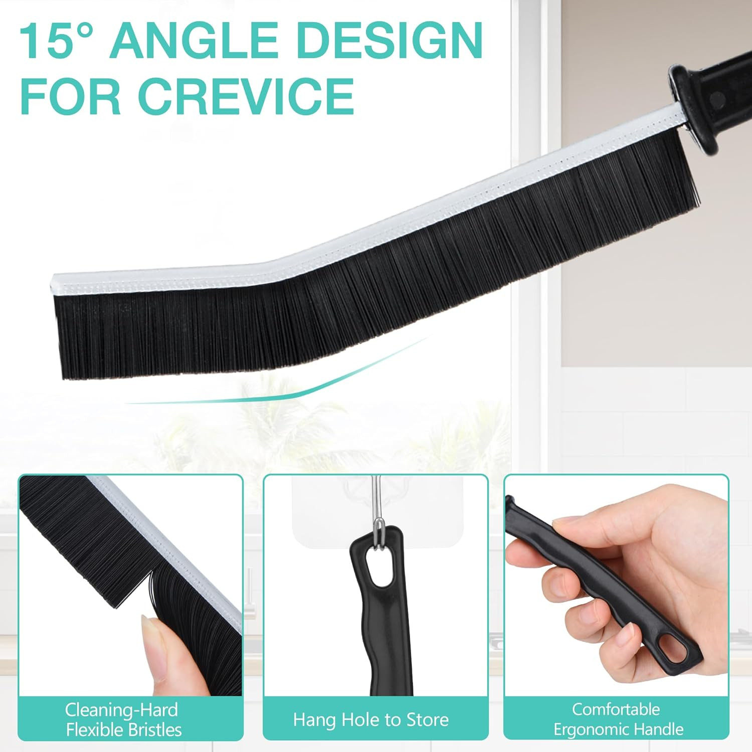 Crevice Cleaning Brush,12 Pcs Cleaning Supplies Cleaning Brush Tools,Hard Bri…