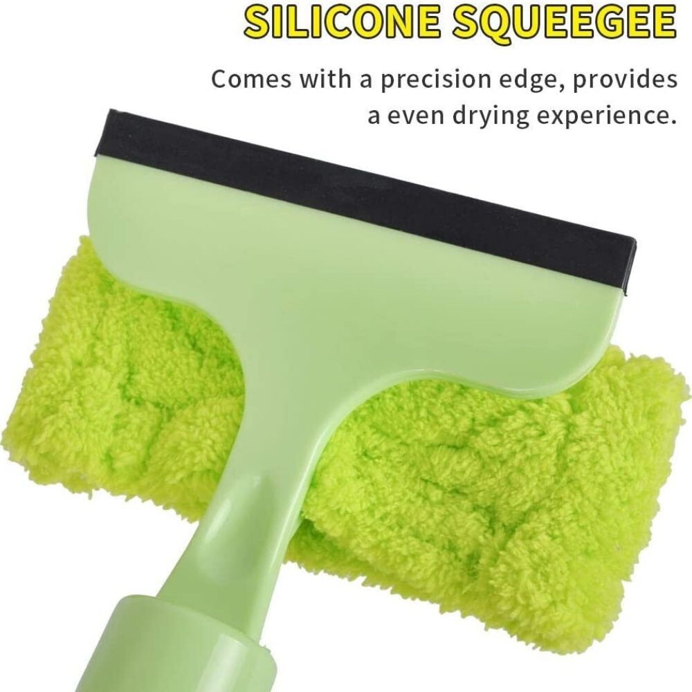 Windshield Cleaner W/Microfiber Cloth and Spray Bottle Car Window Cleaning Tool