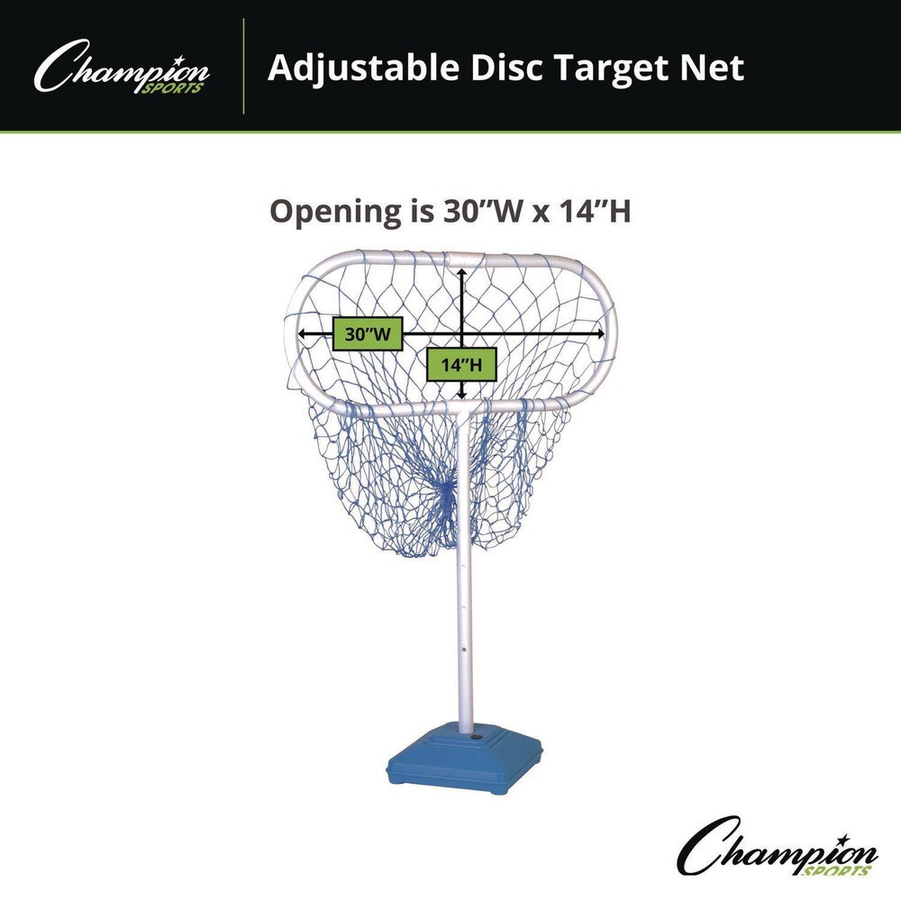 Champion Sports FSGAME 30 in. x 12 in. x 24 in.-36 in. Disc Target Game Net New