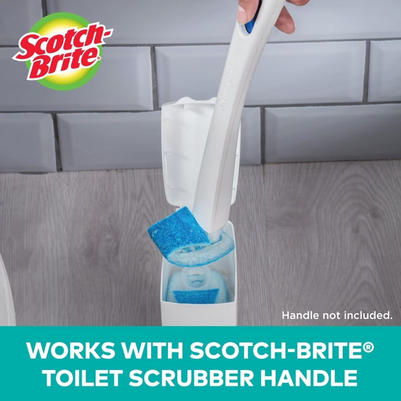 10-Pack Scotch-Brite Bleach-Free Toilet Scrubber Refills for Effortless Cleaning
