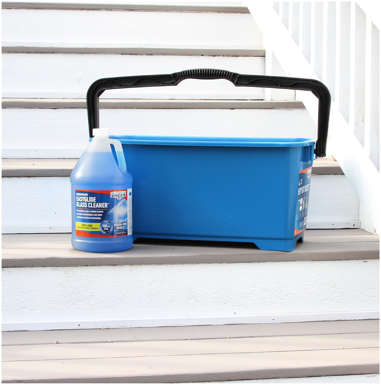 Professional Streak-Free EasyGlide Glass Cleaner Concentrate, 1 Gallon, Ammon…