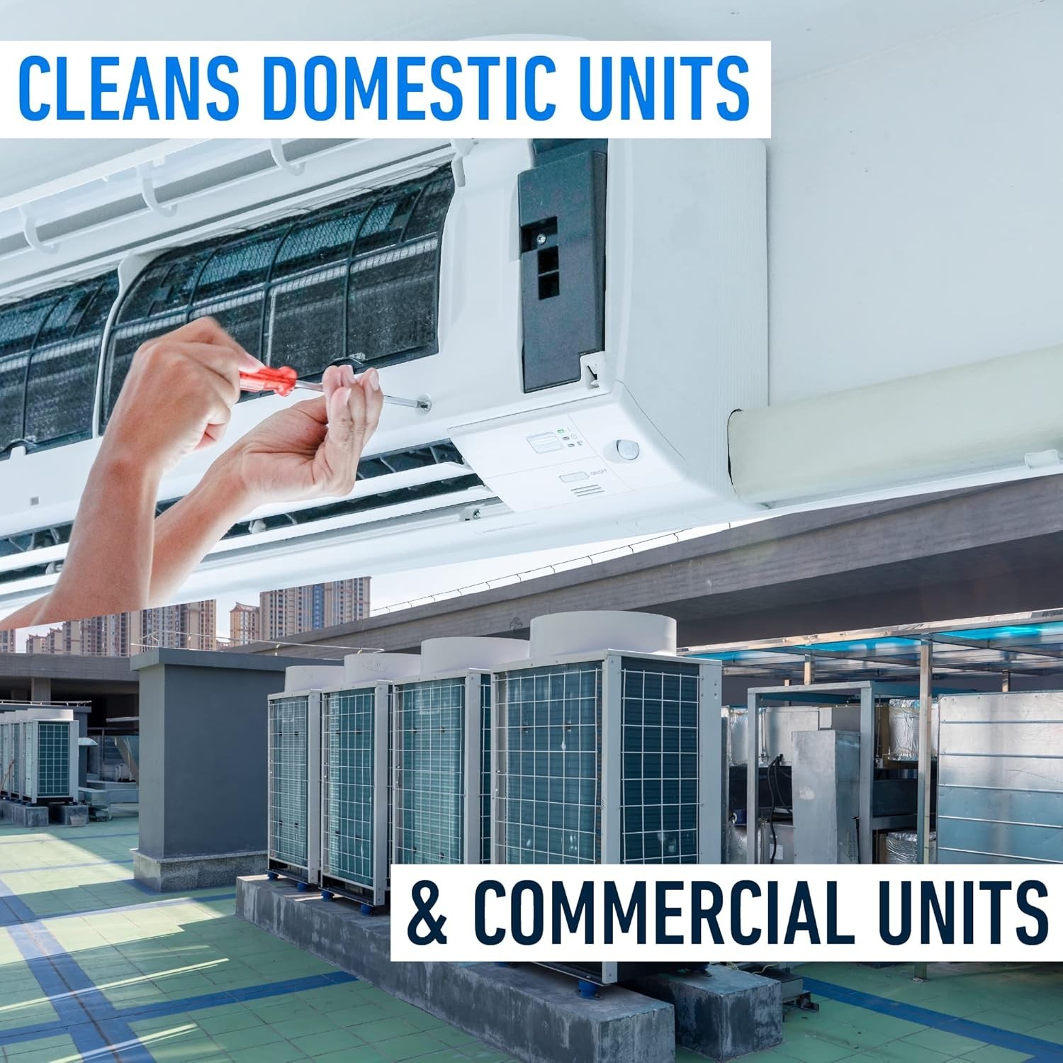 Unscented 128 oz AC Coil Cleaner | Professional Grade for Home & Commercial Use