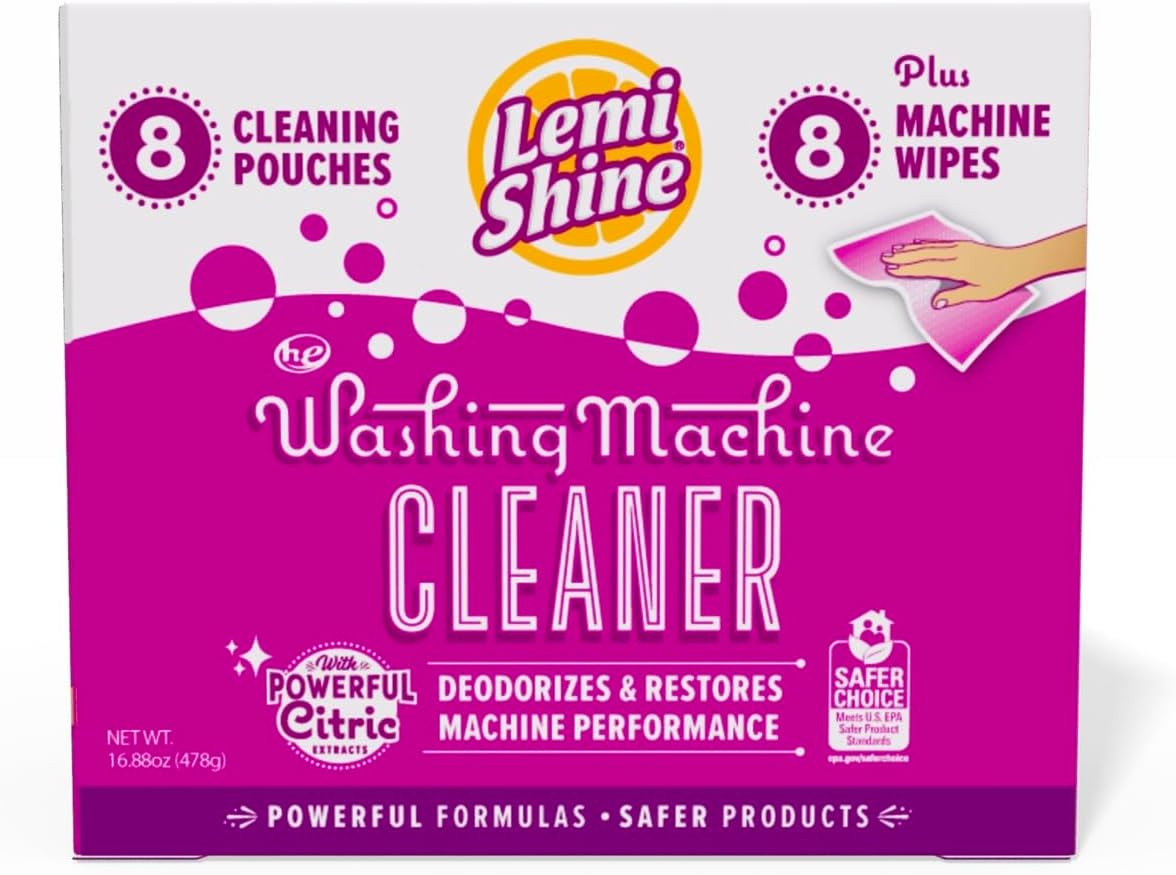 Lemi Shine Washing Machine Cleaner – Hard Water Citric Acid Cleaning Powder – In