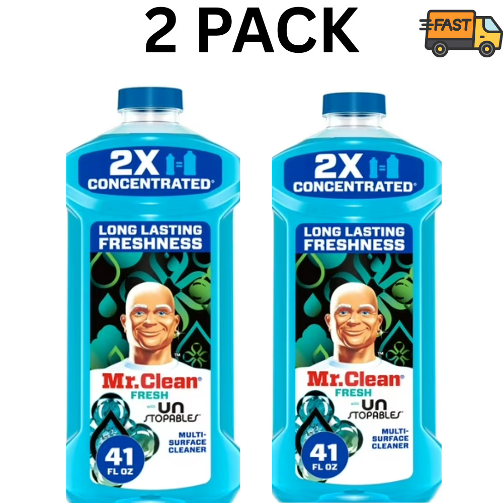 Mr. Clean 2X Concentrated All Purpose Cleaner 41 Fl Oz Pack of 2