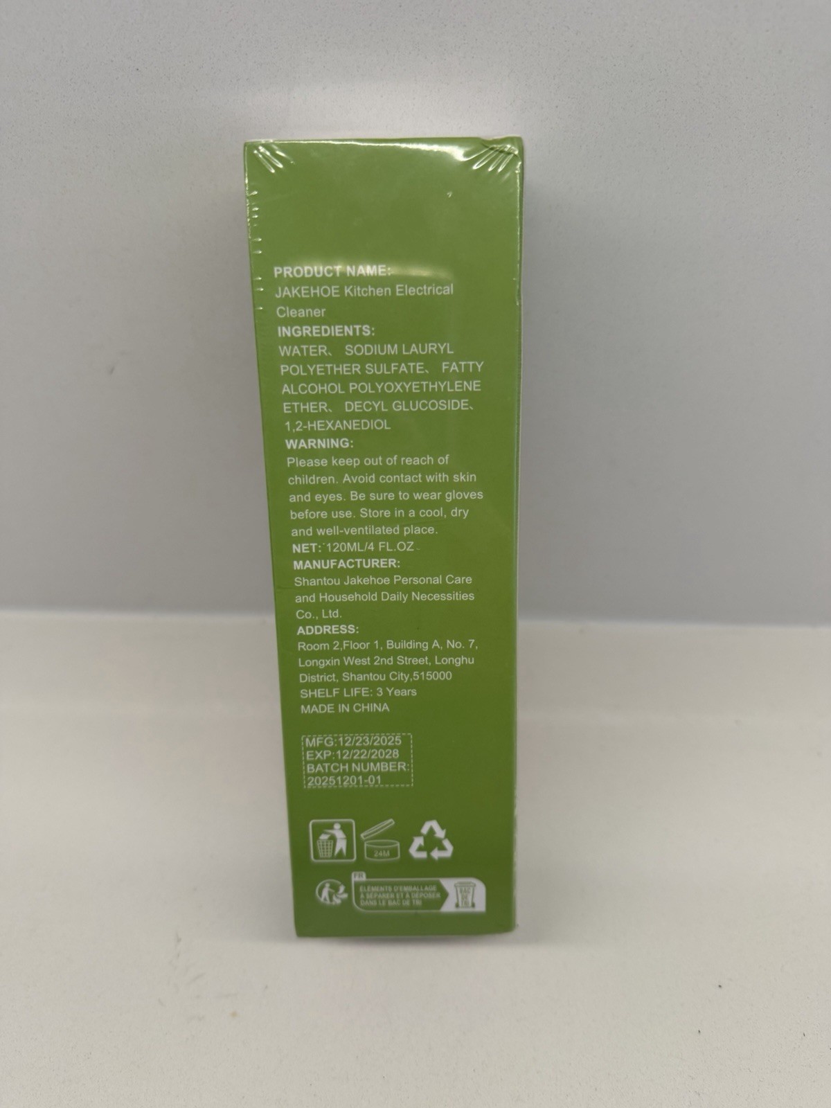 Natural Formula to Household Appliances, Kitchen Appliance Cleaner Spray 120ml