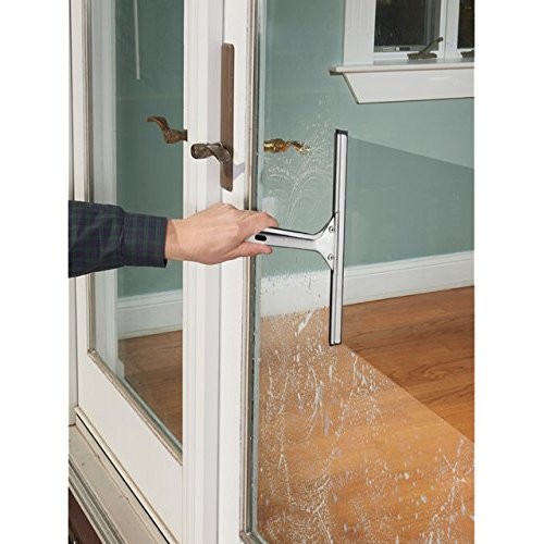Unger Professional 12” Stainless Steel Window & Glass Cleaning Squeege