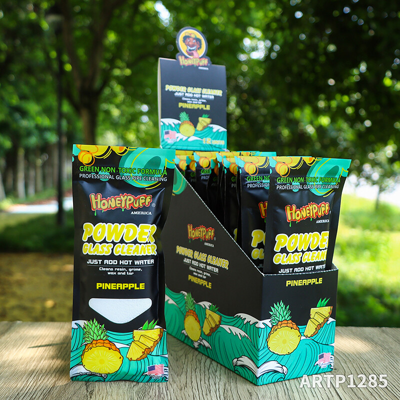 12Pack/Box Pineapple Flavor White Powder Cleaner Water Cigarette Glass Freshener