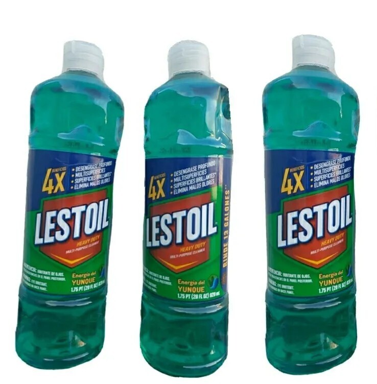LESTOIL YUNQUE FOREST SCENT HEAVY DUTY MULTI-PURPOSE DEGREASER CLEANER 3pk-28oz