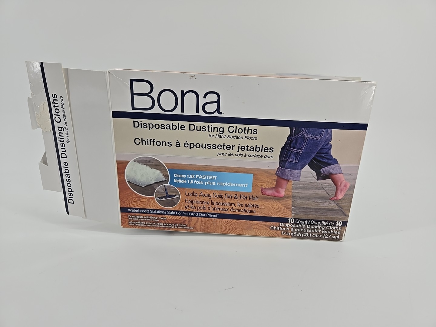 5 Bona Disposable Dry Dusting Pads MultiSurface Floors Hardwoods Refills READ