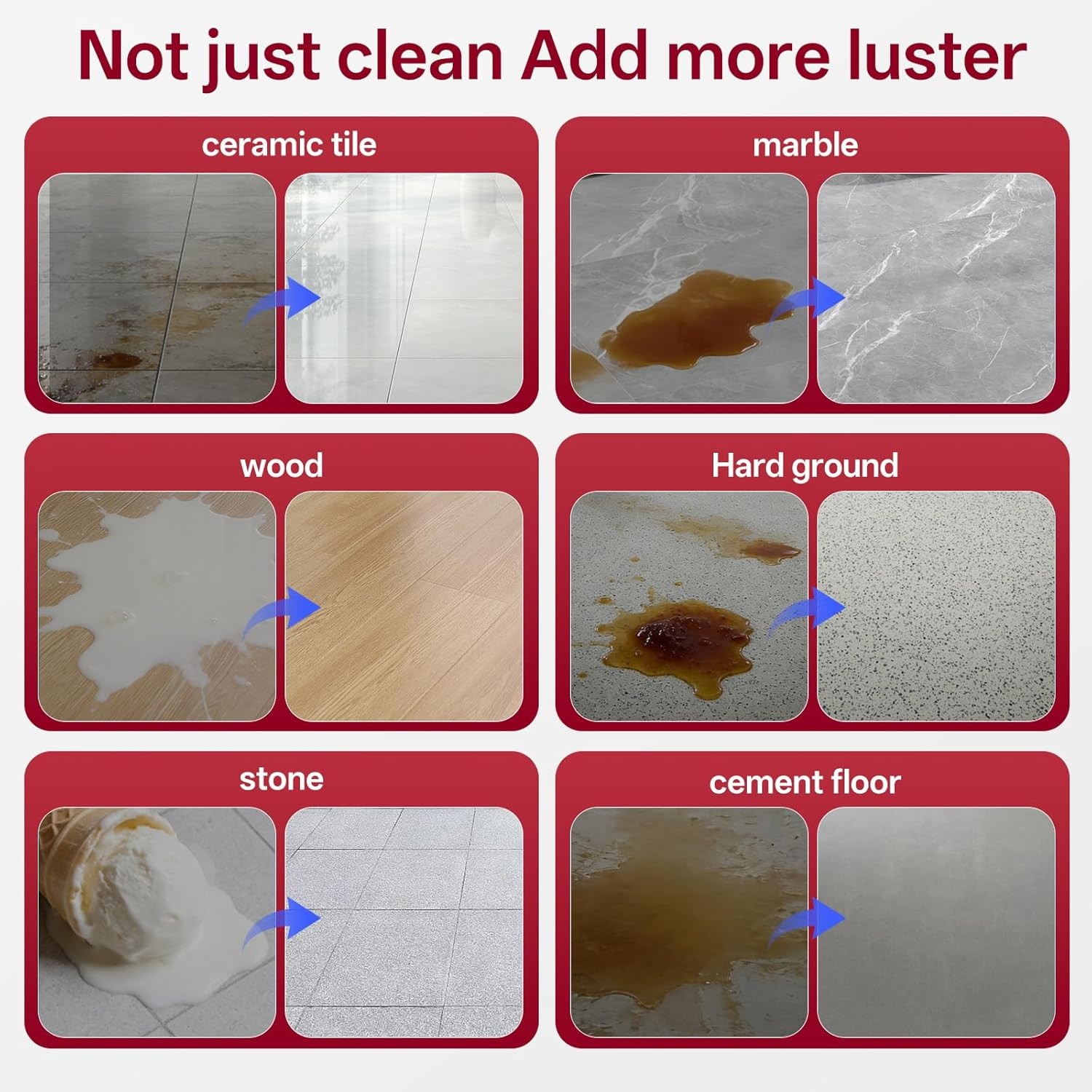Floor Cleaning Solution Compatible with Tineco/Bissell/Dreame and Shark, Fragran