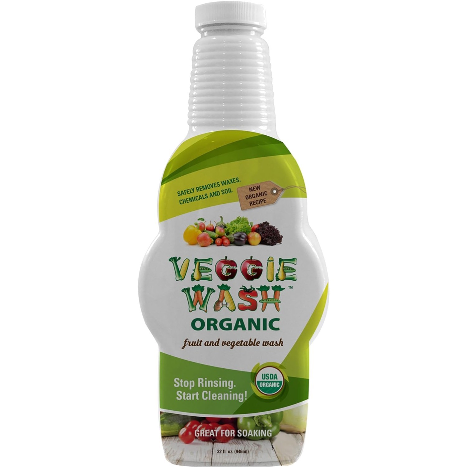 Effective 32 Fl Oz Fruit & Veggie Cleaner – Pack of 2 for Organic Produce Safety