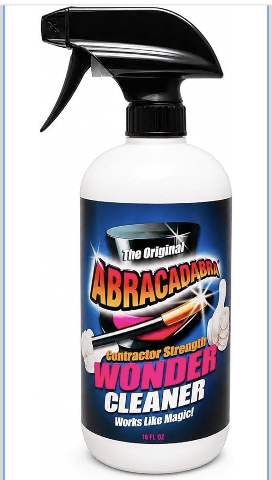 Abracadabra® Wonder Cleaner – As Seen on TV – 16 fl oz – Contractor Strength Sta