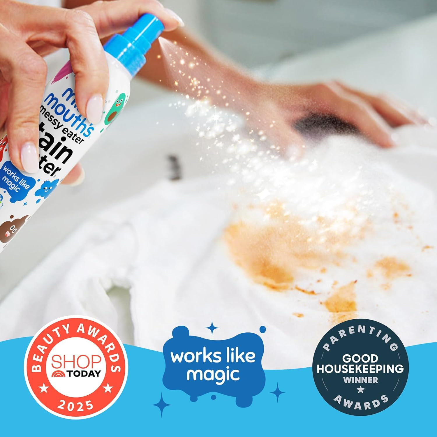 Miss Mouth’s Messy Eater Stain Treater Spray 4oz Stain Remover For Baby Clothes