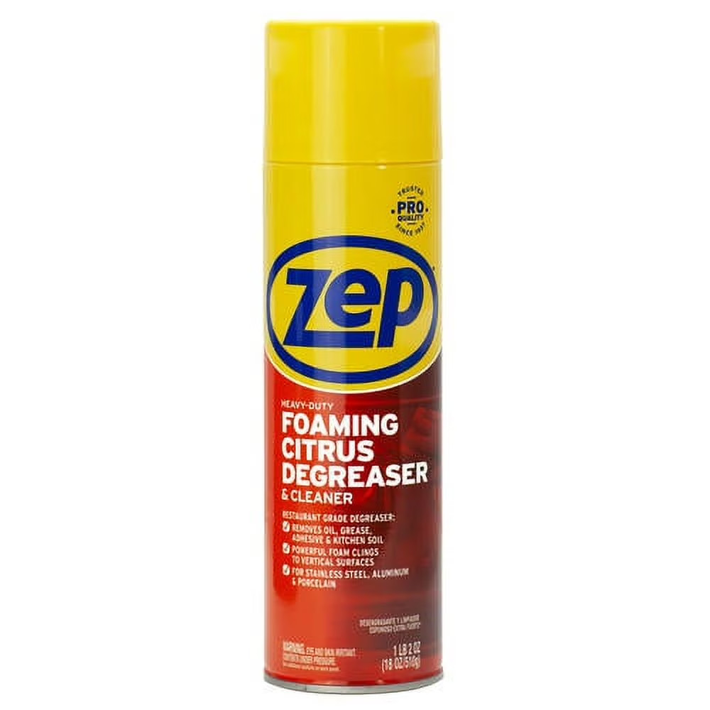 Zep Foaming Citrus Degreaser for Vehicles, 18 oz, 10.19 inch, 1 count per pack