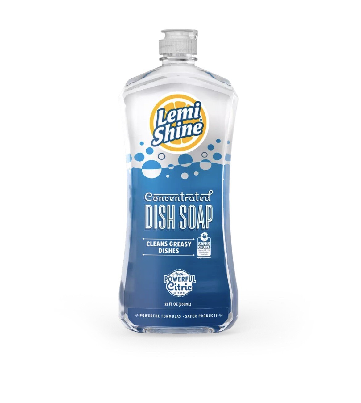 Lemi Shine Concentrated Dish Soap Natural Citrus Extract 22 Fl Oz USA Non Toxic