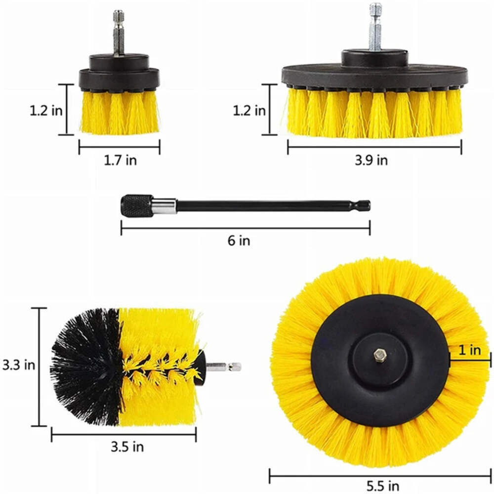 Electric Drill-Brush Power Scrubber Cleaning Brush Bathroom Tub Shower Tile Car