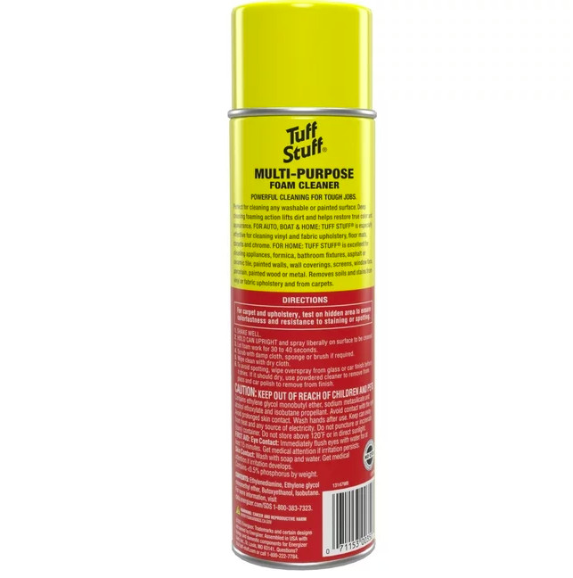 Tuff Stuff Multi-Purpose Foam Cleaner – 22 oz Container