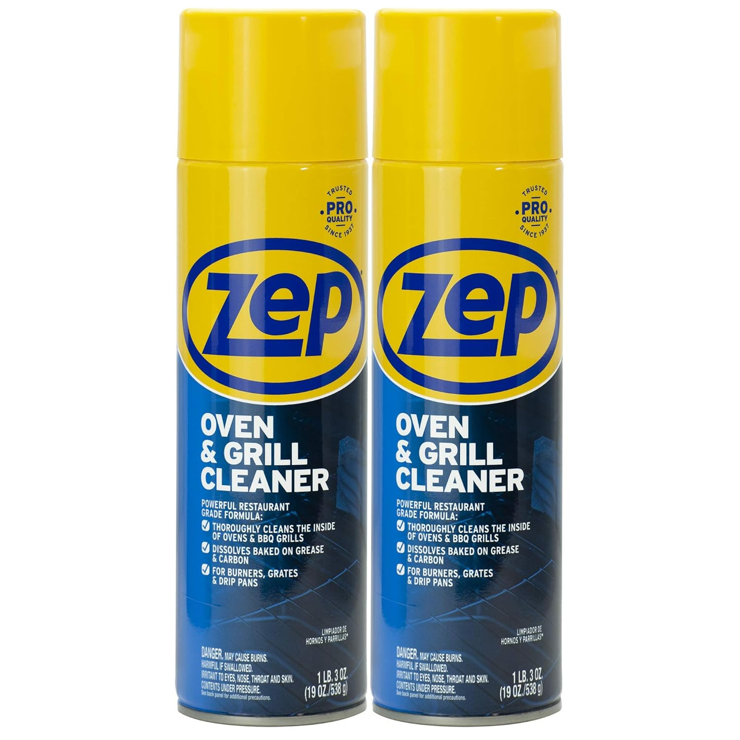 Heavy-Duty Oven and Grill Cleaner – 19 Oz (Case of 2) ZUOVGR19 – Dissolves Greas