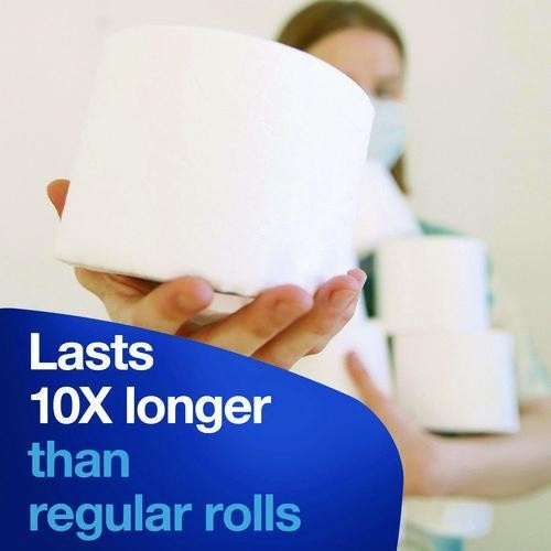 Tork Coreless High Capacity Bath Tissue, 2-Ply, 1,000 Sheets/Roll, 12 Rolls/CT
