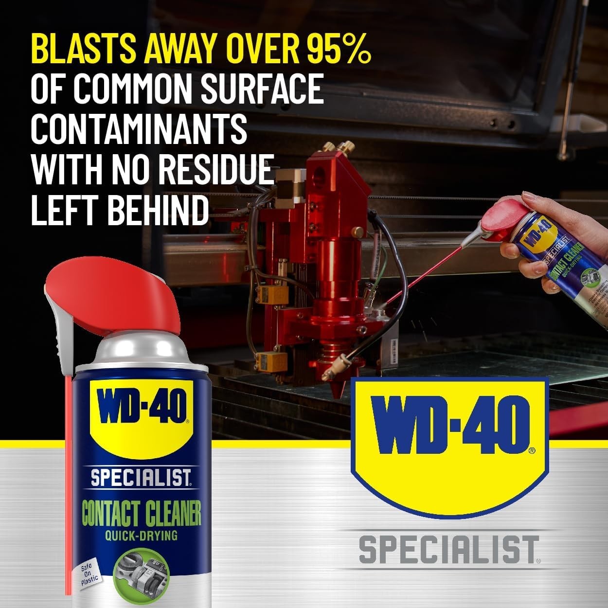 11 oz Quick Drying Contact Cleaner Spray – Safe for Metal & Plastic Applications