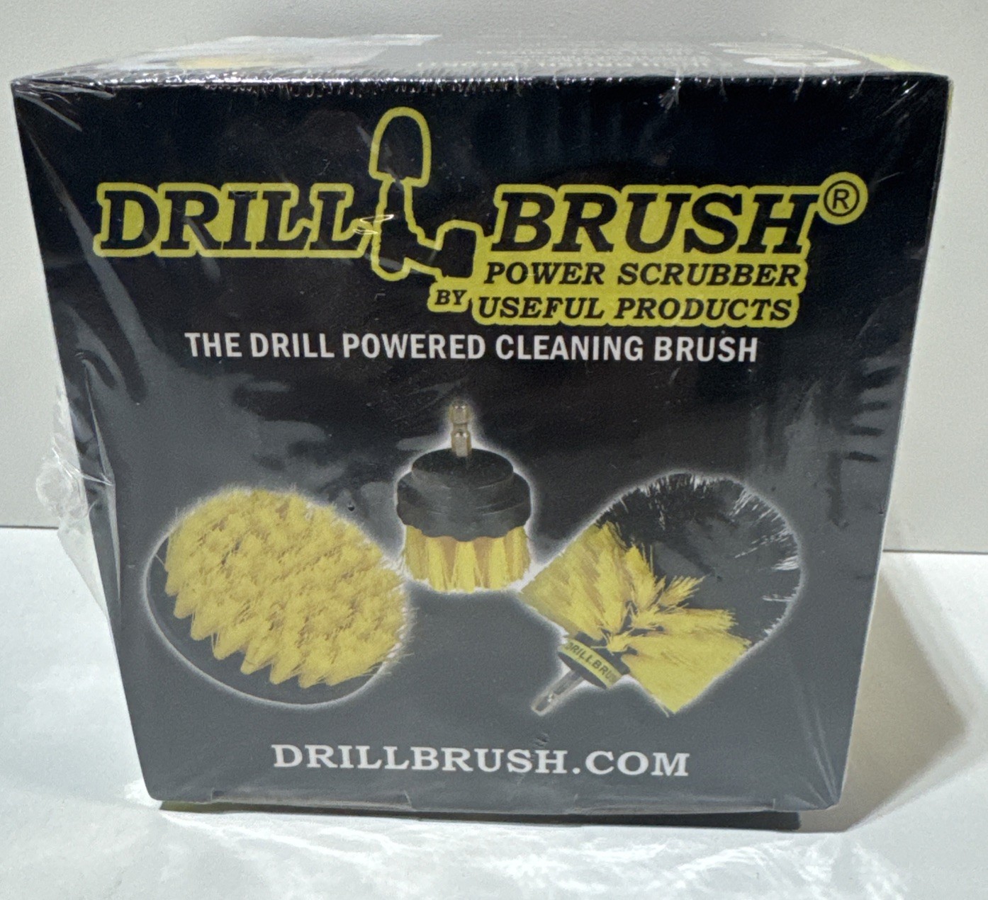 Drill Brush Power Scrubber Attachment Set for Bathroom Surfaces Tub Shower Tile