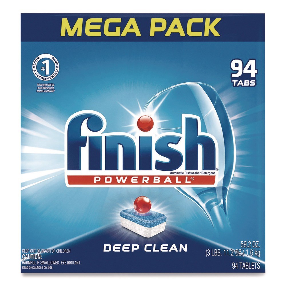 FINISH 51700-97330 Powerball Dishwasher Tabs – Fresh Scent (376/Carton) New