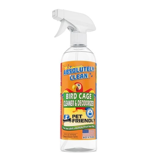 Amazing Bird Cage Cleaner and Deodorizer – Just 16 Fl Oz (Pack of 1)