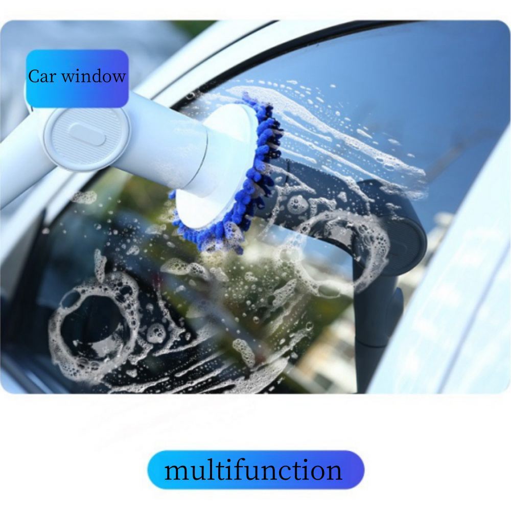 8 IN 1 Electric Spin Scrubber Cordless Power Cleaning Brush Rechargeable Cleaner