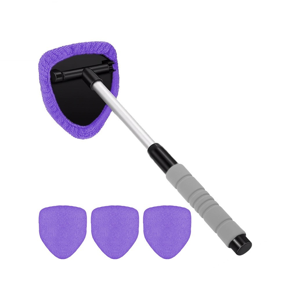 Extendable Car Window Glass Wiper Cleaner Brush Windshield Cleaning Tool Kit