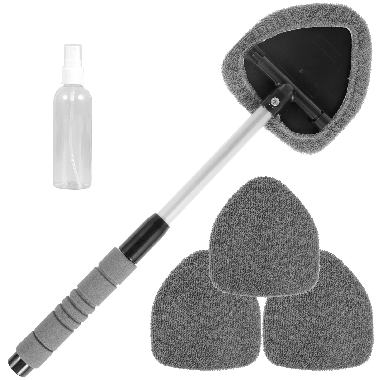 Windshield Cleaning Tool Kit Car Window Glass Wiper Cleaner Brush Pad Extendable