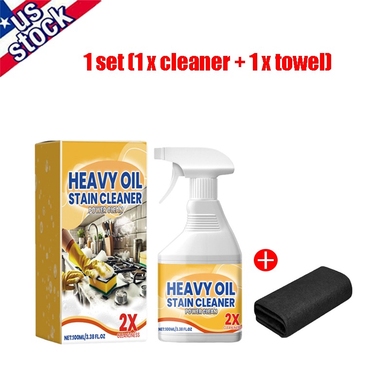 Kitchen Heavy Oil Cleaner, 2025 New All Purpose Kitchen Heavy Oil Cleaning USA