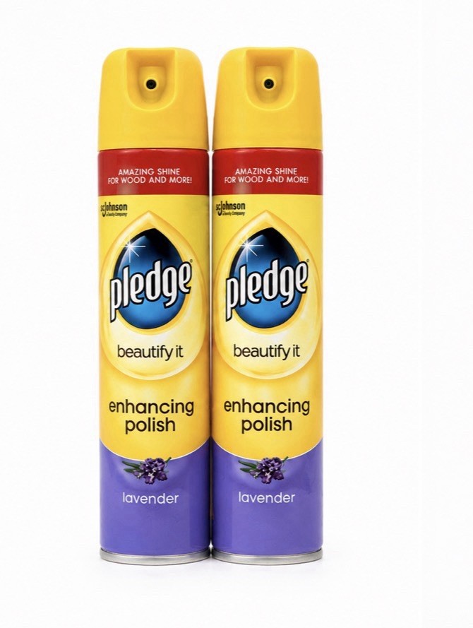 2 Ct Pledge 250 mL Beautify It Lavender Enhancing Wood Furniture Polish ShipFAST