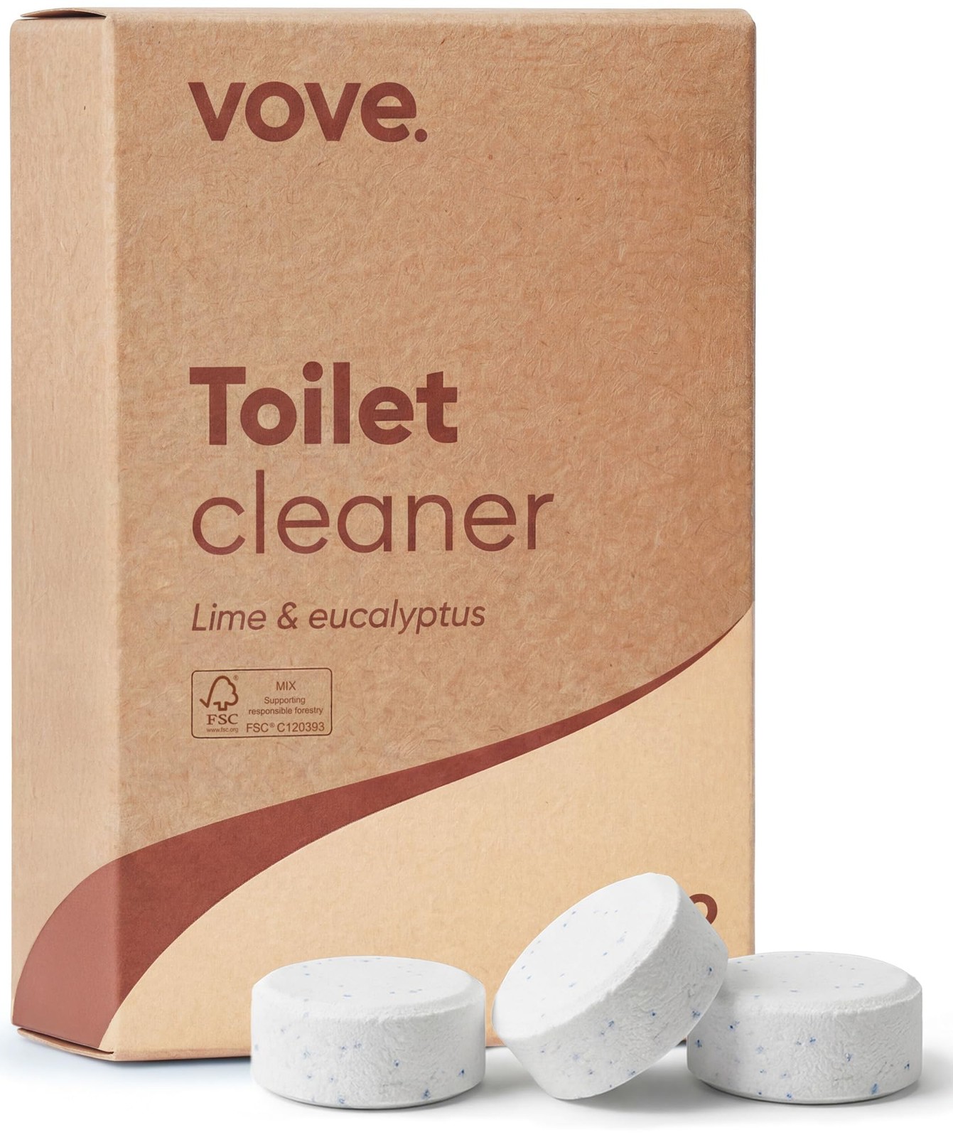 Probiotic Toilet Bowl Cleaner Tablets, 12 Count – Lime & Eucalyptus, Citric A…