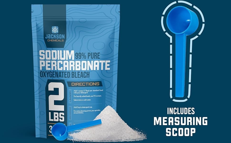 Pure Sodium Precarbonate 99.9% – Oxygen Bleach Powder – Medical and Lab Grade