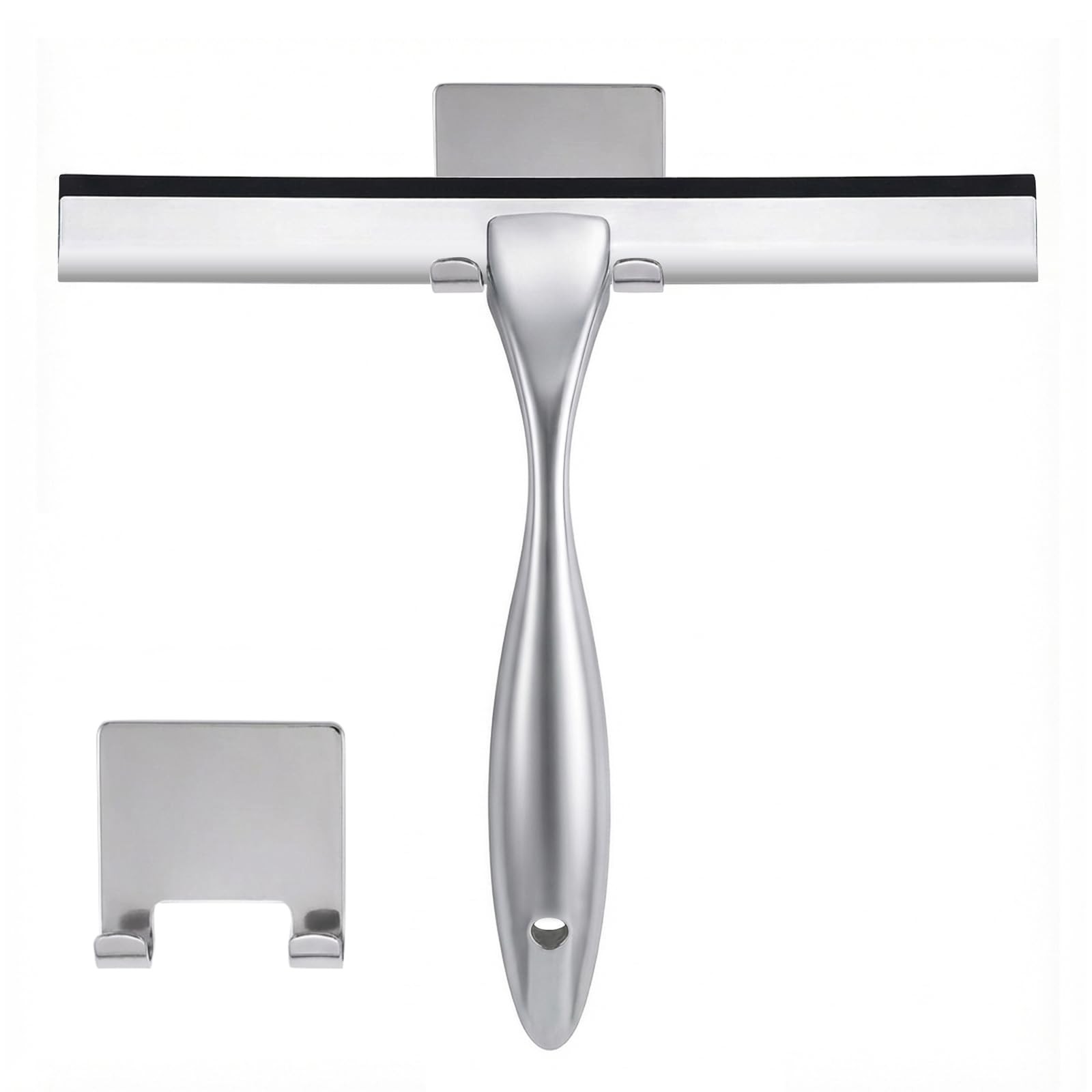 12 Inch Stainless Steel Shower Squeegee Bathroom Glass Doors Mirrors Tiles Car