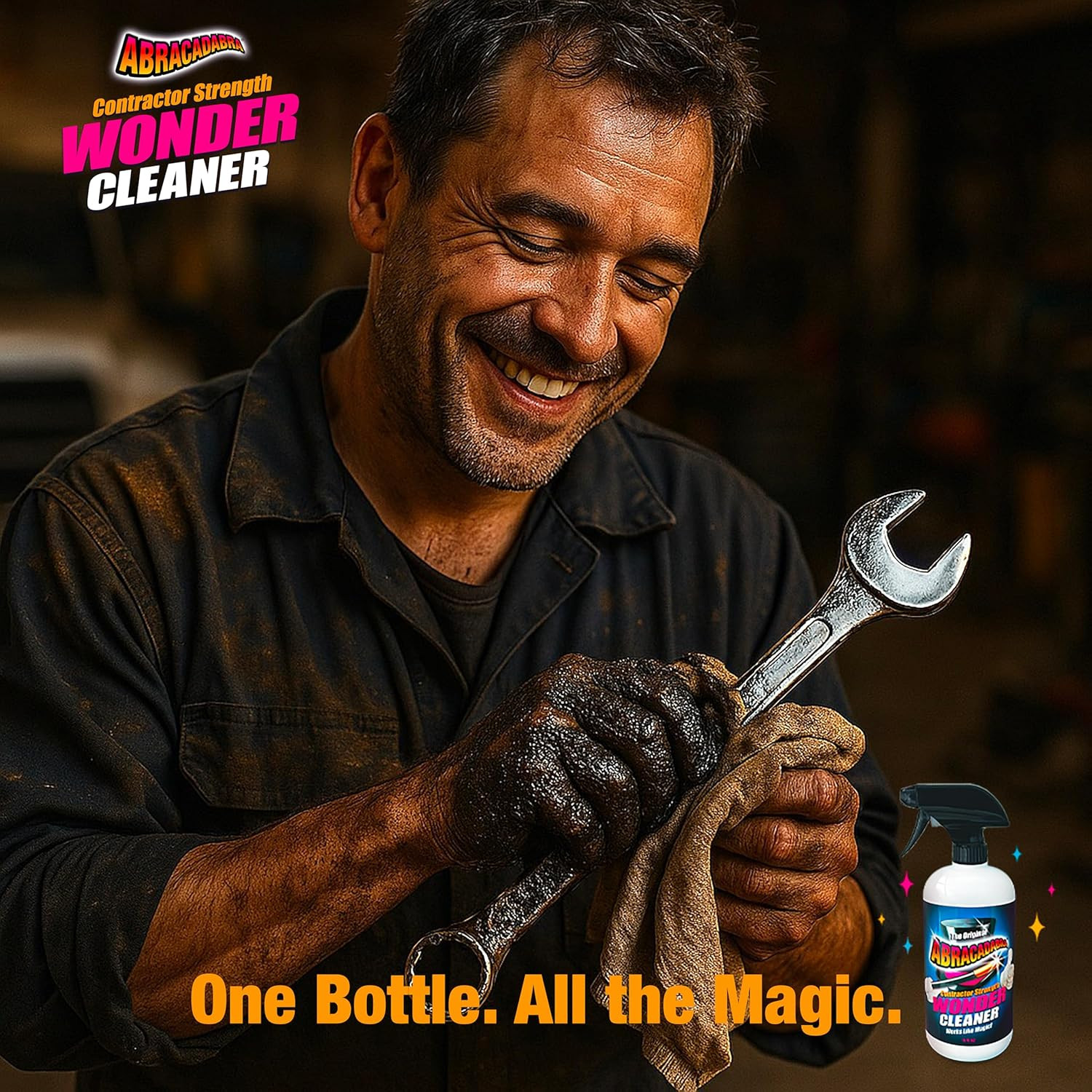 ® Wonder Cleaner Spray 16 Oz – as Seen on TV Contractor Strength Adhesive, Tar,