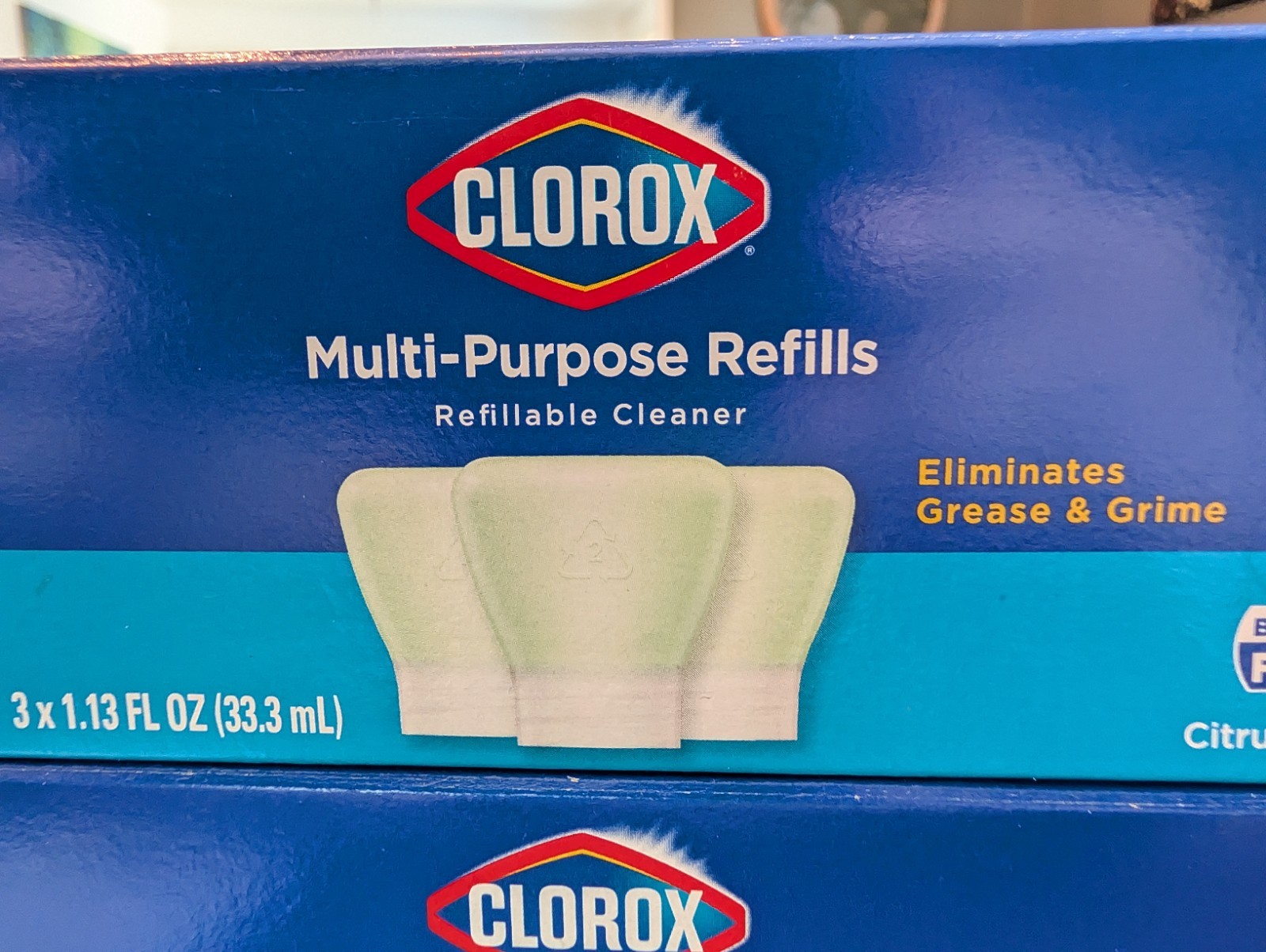 Clorox Multi-Purpose Refills Refillable Cleaner Lot 4 Boxes (12 Total) NEW