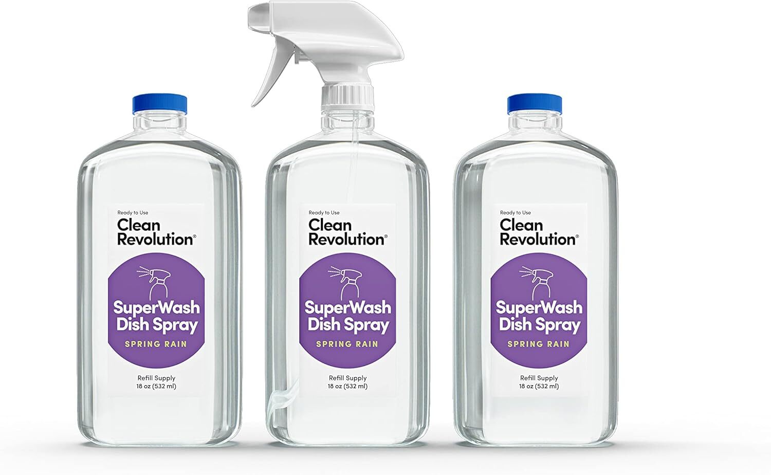 Dish Spray, Powerful Formula Cuts through Grease, Compatible with Dawn Powerwash