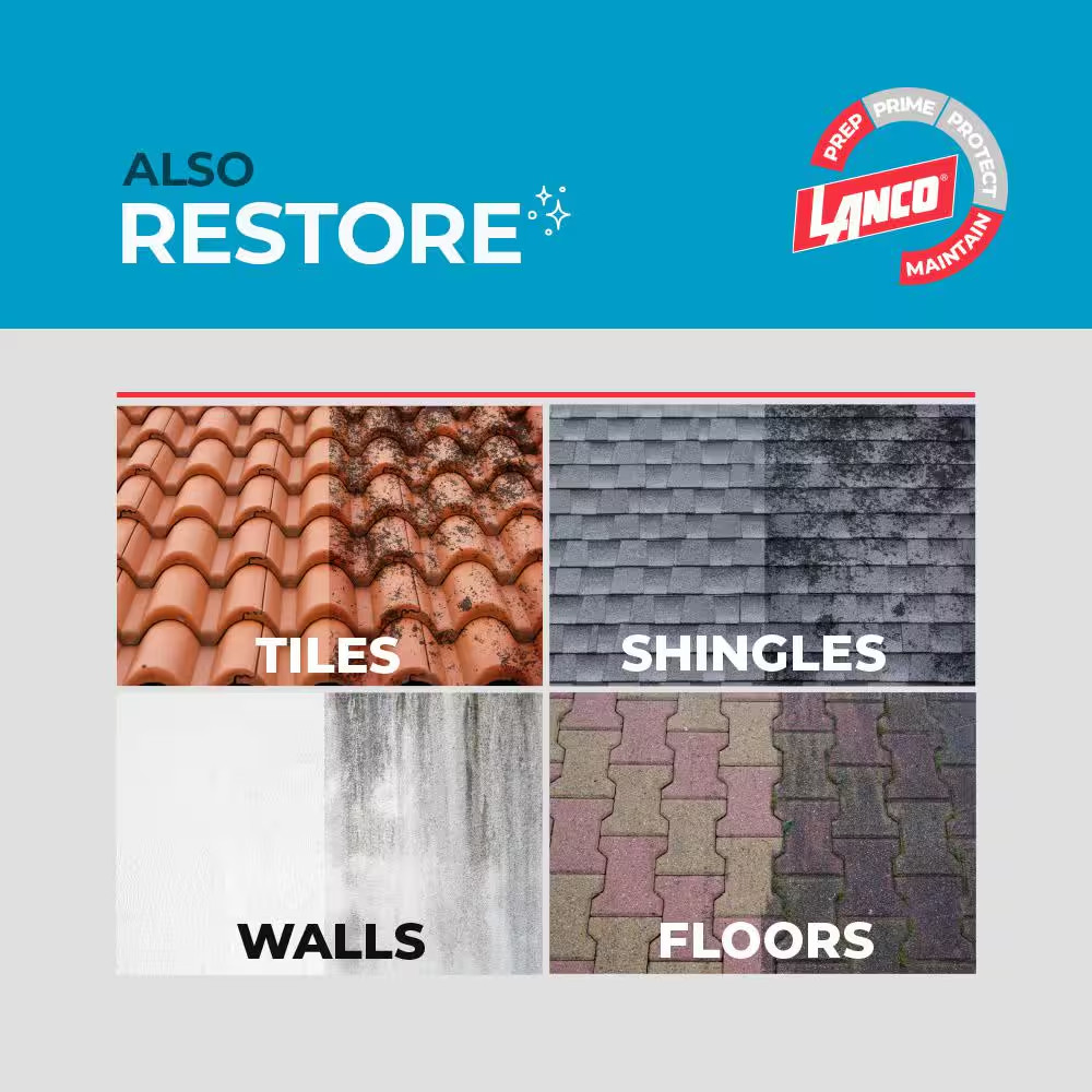 Roof Restore 1 Gal. 2-In-1 Roof Prep and Multi-Surface Cleaner