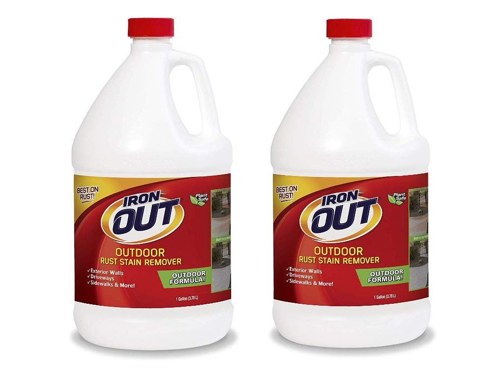 Iron OUT Liquid Rust Stain Remover, Pre-mixed, Quickly Removes Rust 2 Gallons