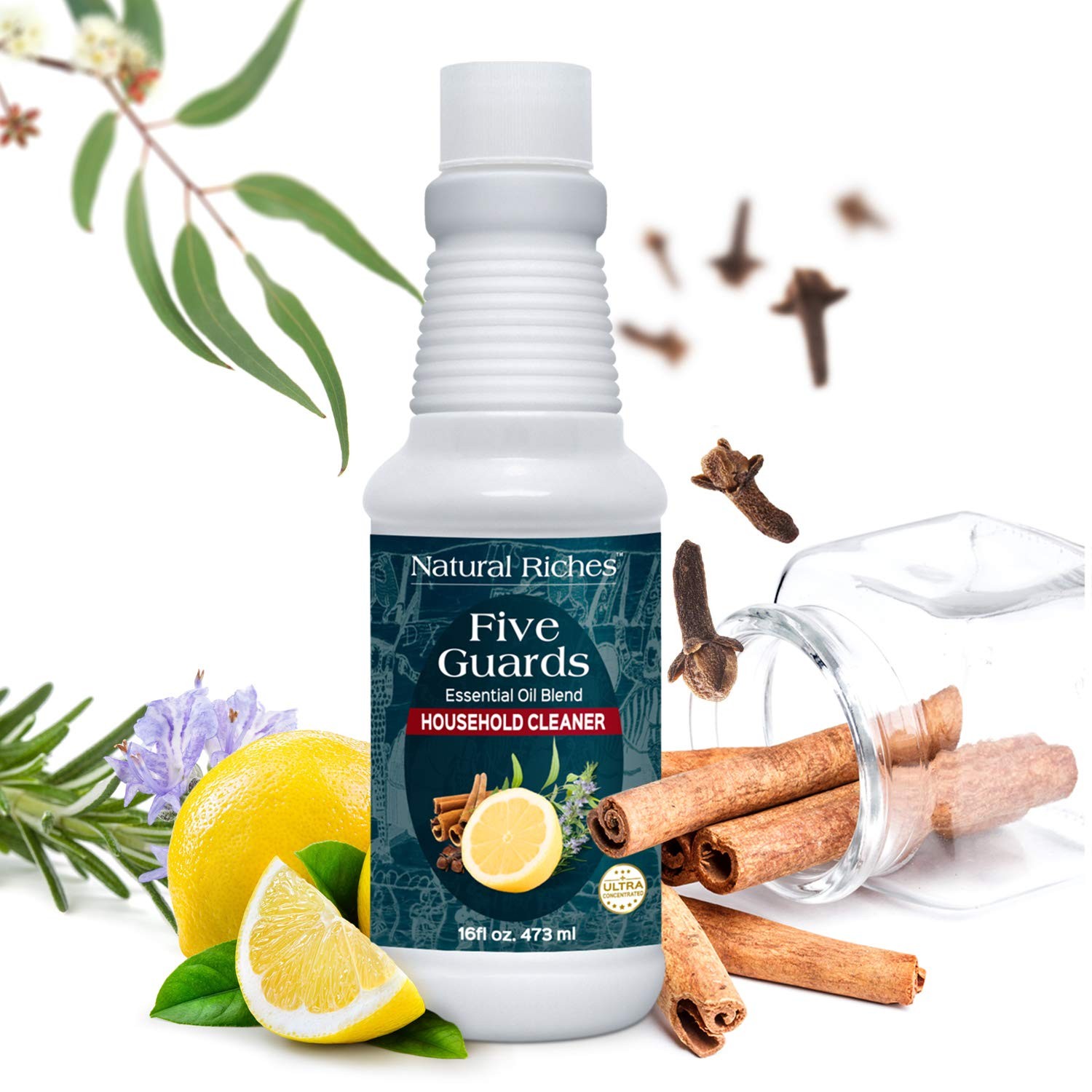 Natural Riches Household Cleaner Concentrate Five Guards 16 Fl Oz (Pack of 1)