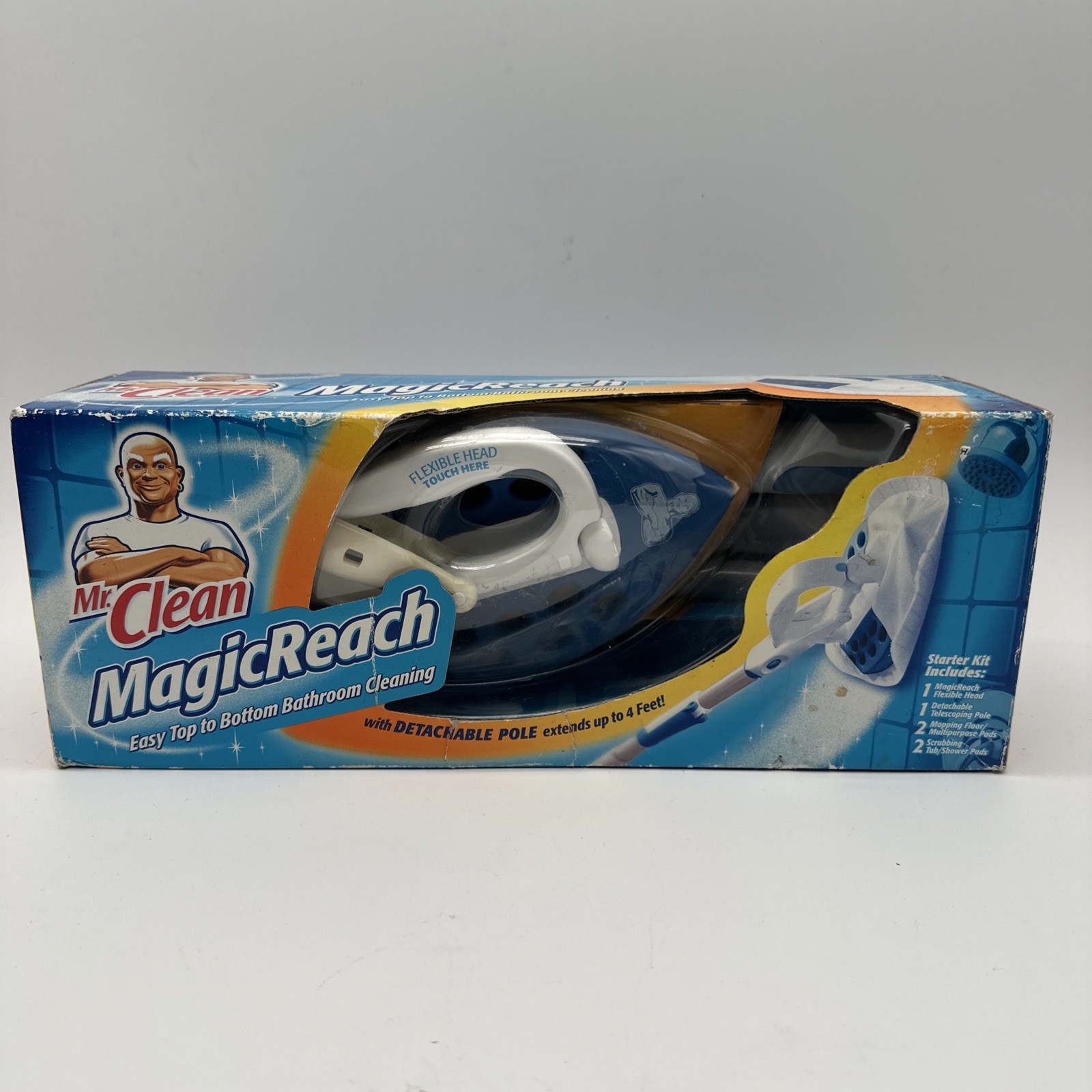 Mr Clean Magic Reach All In One Cleaning Starter Kit Detachable Pole DISCONTINUE