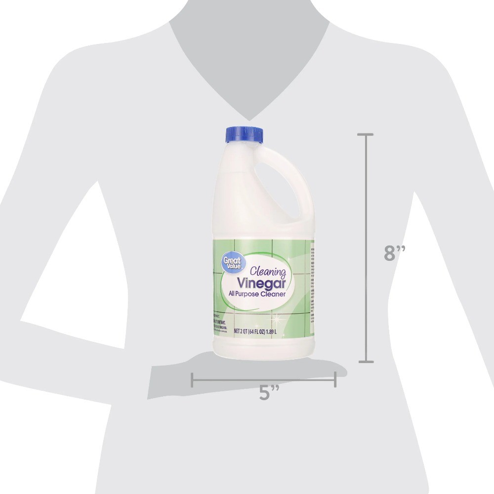 (8 pack) Great Value All Purpose Vinegar Cleaning Solution, 64 fl oz
