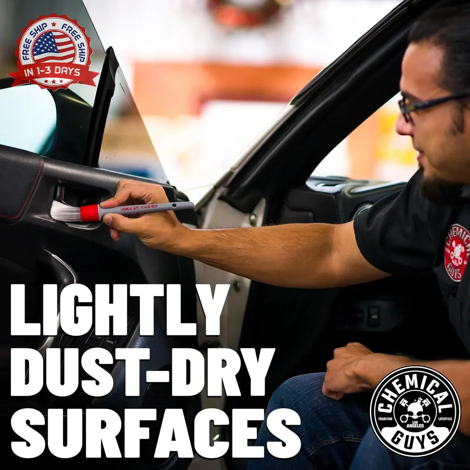 Chemical Guys Car Cleaning Kit Interior 9-Piece – Total Interior Cleaner, Sticky