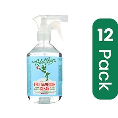 Rebel Green Cleaning Wipes – Fruit and Veggie 17 fl. oz (Pack of 12)