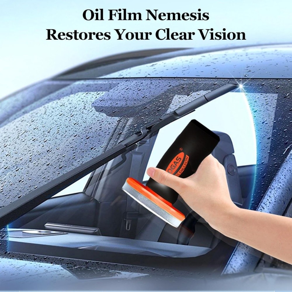 5x Car Window Windscreen Glass Oil Film Automotive Clean Brush Remover Cleaner