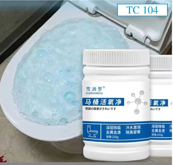 Splash Foam Toilet Bowl Stains Cleaner Powder 250g Remove Odor Stains Fresh