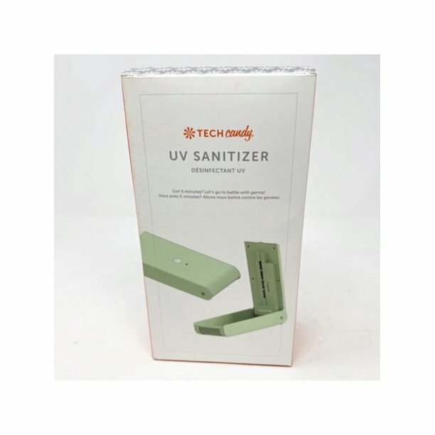 Tech Candy UV Sanitizer Device Phone Green UVC Technology Keys Pens Ring Jewelry