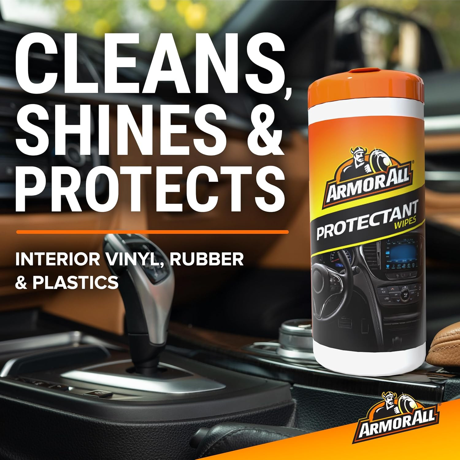 Armor All Car Interior Value Pack, 90 Count, Includes Auto Glass Cleaner, Cleani